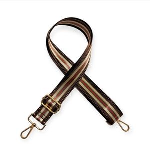 Striped Multicolor Adjustable Crossbody Bag Strap